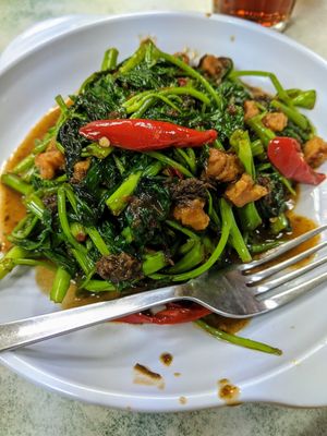 Belacan Kangkong at Water Lily Restaurant in Kuala Lumpur