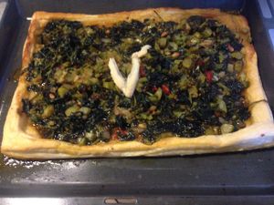 vegan sprouting broccoli chilli garlic pinenut tar at Chiccas in Praia Da Luz