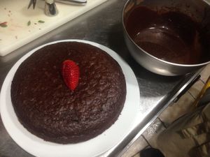 vegan chocolate cake at CHICCAS ✅ at Chiccas in Praia Da Luz