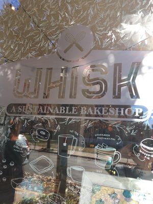Front window  at Whisk Bakery in St Louis