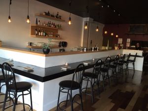 Bar area at Local Healthy Tapas & Sake in Costa Mesa