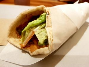 Drive me nuts sandwich at Holy Flat in Berlin