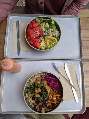 Watermelon bowl without the cheese at Holy Flat in Berlin