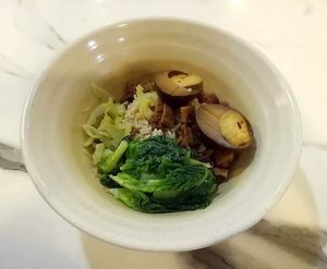 Loh Rice ( Vege contain Egg) at Old Street Taiwanese Delicacies - M Mall Penang Times Square in Penang