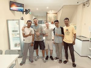   at Loving Hut in Tanjung Duren