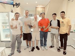   at Loving Hut in Tanjung Duren