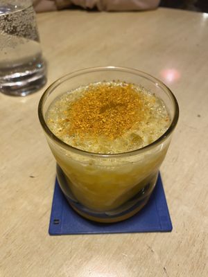 The non-alcoholic drink pairing was fantastic. They serve very interesting juices.  at Ali Pacha in La Paz