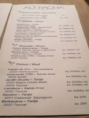  at Ali Pacha in La Paz