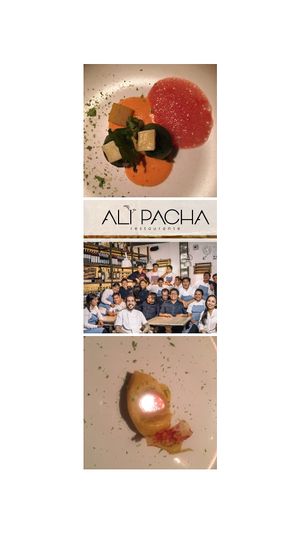 Two Courses and a Team at Ali Pacha in La Paz