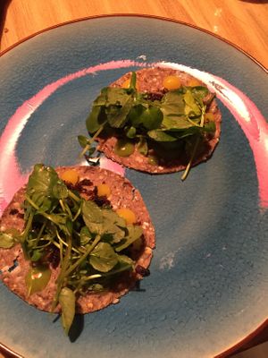 1st course, tacos at Ali Pacha in La Paz