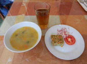 Appetizer (entrada) at Buena Salud in Trujillo