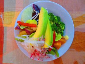 Grande Salad - 5 soles at Buena Salud in Trujillo