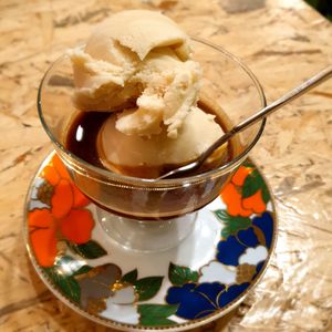 vegan affogato at DalYang - Sweet Kitten 달냥 in Seoul