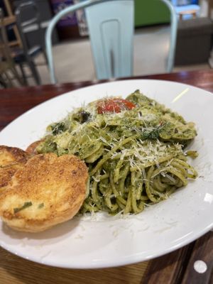 I think it was pesto?  at DalYang - Sweet Kitten 달냥 in Seoul