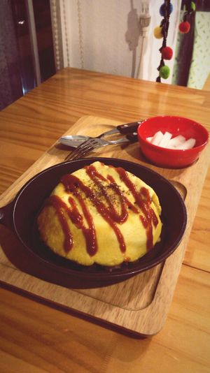 Omurice at DalYang - Sweet Kitten 달냥 in Seoul