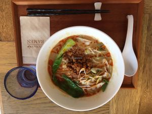 vegan ramen at Jinnan Ramen in Tokyo