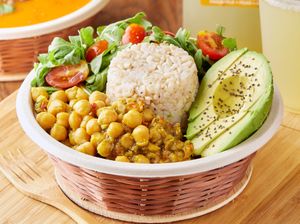 Curry Chickpea Bowl at MyRoots in Miami