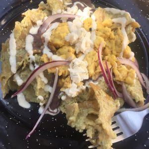 Chilaquiles at ELK Bistro Deli & Bakery in Mexico City