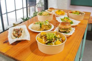 Toda nuestra carta es 100% vegana at The Plant Based Factory in Miraflores