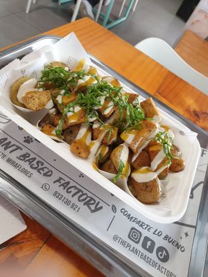 Papas mix at The Plant Based Factory in Miraflores