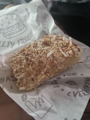 Lemon bar  at The Plant Based Factory in Miraflores