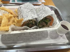 Asia wrap  at The Plant Based Factory in Miraflores