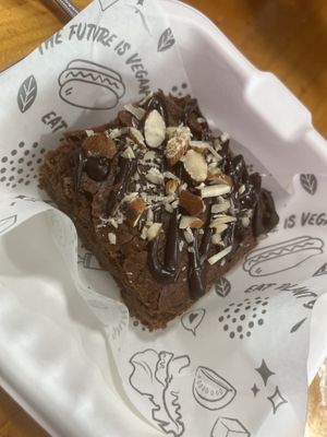 Brownie  at The Plant Based Factory in Miraflores