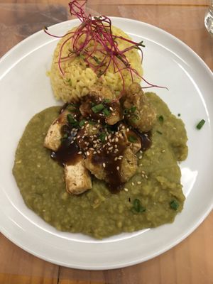 Menu del dia at The Plant Based Factory in Miraflores