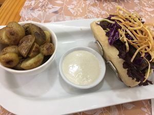 Salchicha at The Plant Based Factory in Miraflores