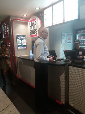 Another LOTF diner at Lord of the Fries in Parramatta