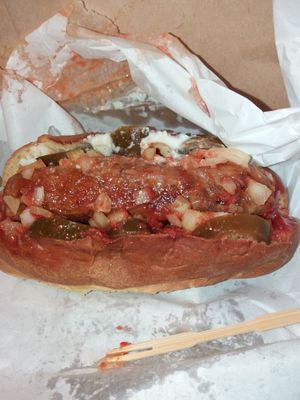  Beyond dog spicy/tijuana at Lord of the Fries in Parramatta