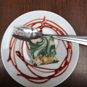 mint and vanilla cake at SaladPride in London