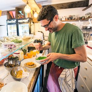 me at SaladPride in London