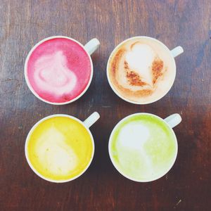 vegan lattes at SaladPride in London