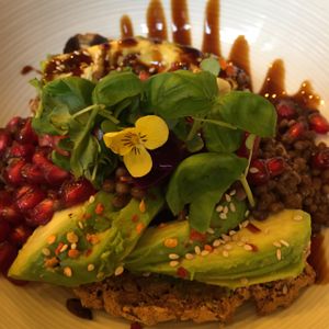 avocado and toast at SaladPride in London