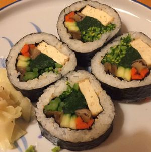 vegan roll at Cha-Ya in San Francisco