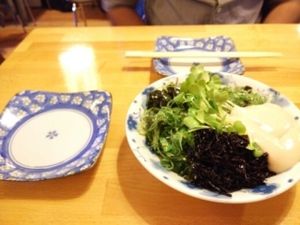 sea vegetable salad at Cha-Ya in San Francisco