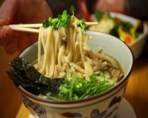 vegan noodles at cha-ya in san francisco at Cha-Ya in San Francisco