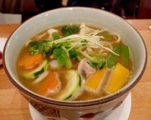 Vege-Tofu Curry Curry soup at Cha-Ya in San Francisco