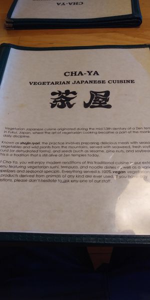  at Cha-Ya in San Francisco