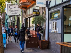 Outside of Cha-Ya at Cha-Ya in San Francisco