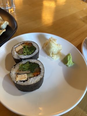 Vegan roll  at Cha-Ya in San Francisco