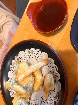 Tempura veggies   at Cha-Ya in San Francisco