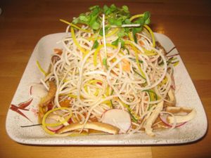 Shredded salad at Cha-Ya in San Francisco