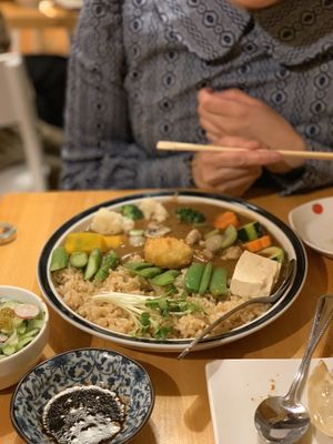Vegetable curry rice at Cha-Ya in San Francisco