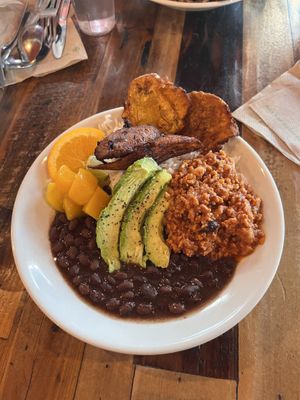 Amazing. Ordered the picodillo de soya bowl. Finished every last bit. Was so yummy! 5/5  at El Cubo de Cuba in Portland