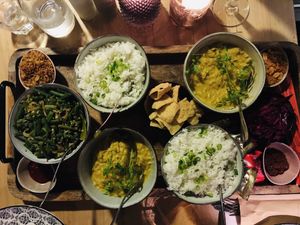 Toby‘s vegan Rendang for 3 people  at Zilte Zoen in Schoorl