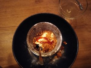 Vegan chocolate mousse at Zilte Zoen in Schoorl