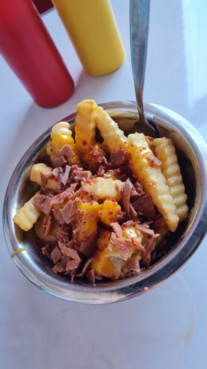 Bacon cheese at Comet 984 in Playa Del Carmen