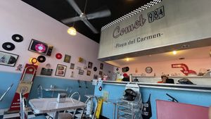 incredibly well decorated  at Comet 984 in Playa Del Carmen